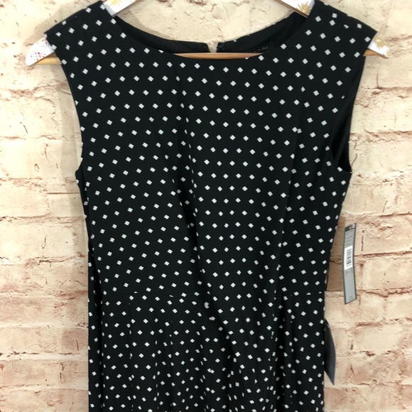 NWT Tahari Dot Wrap Dress - Picture 5 of 8